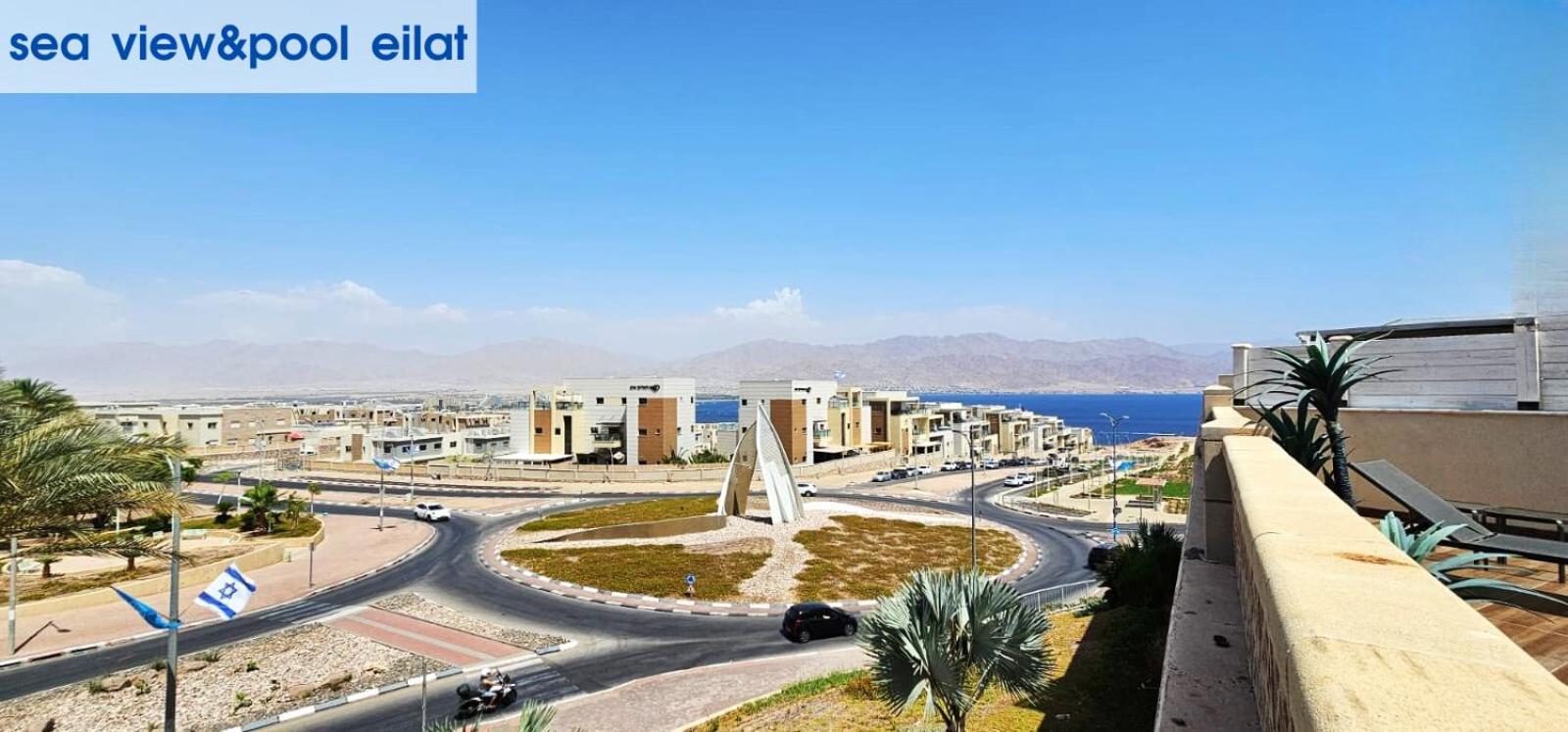 Апартаменты Sea View & Pool Эйлат Экстерьер фото